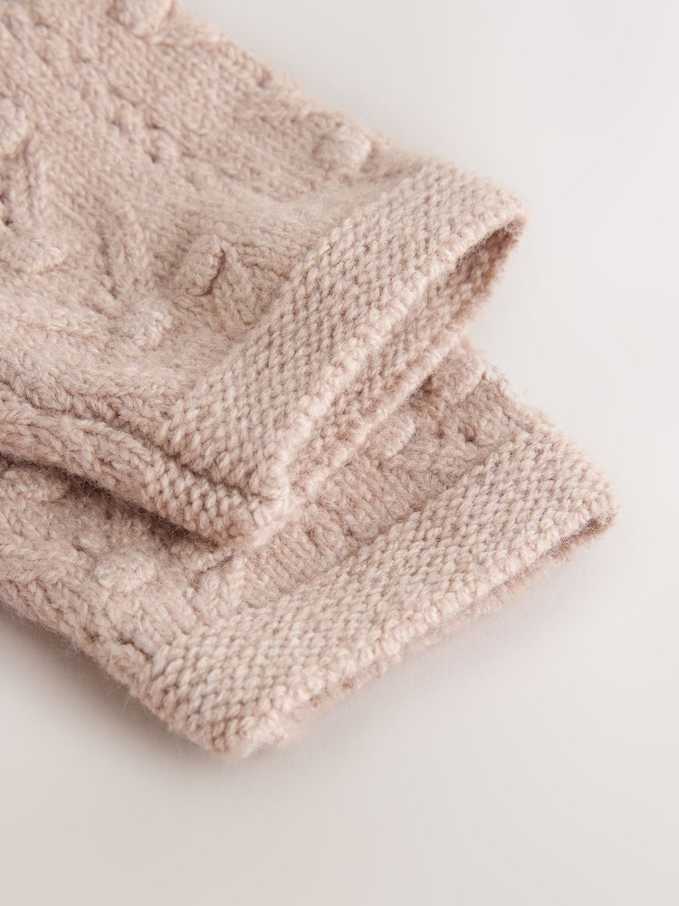 Neutral Stitch Knitted Soft Touch Baby Cardigan