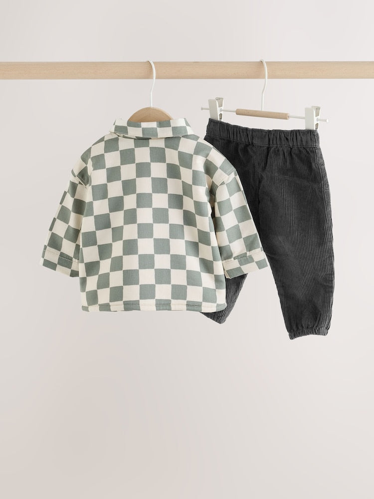 Green Checkerboard
