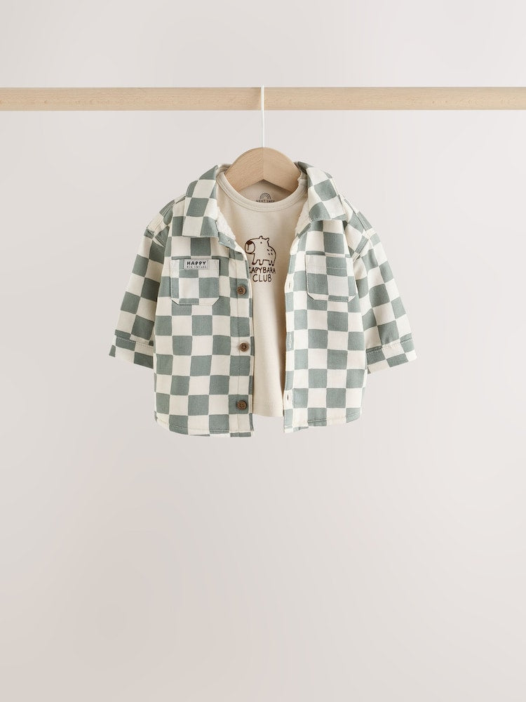 Green Checkerboard