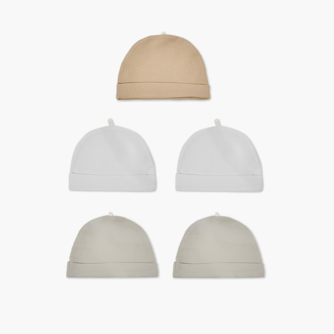 Pack of 5 Gloo Cap with Ribbed Design