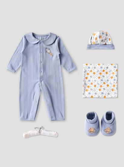 Set of 5 Juniors Clothing Gift Set with Planet Print-baby-boys-clothing-setsandcoords-image-2