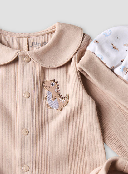 Set of 5 Juniors Clothing Gift Set with Dinosaur Print-baby-boys-clothing-setsandcoords-image-8