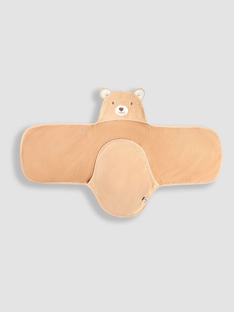 JoJo Maman Bébé Neutral Bear Baby Cuddler Towel