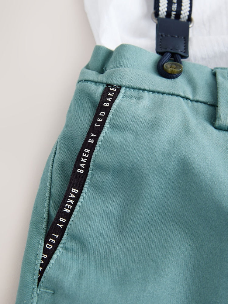 Baker by Ted Baker 3 Piece Shirt, Shorts and Braces Set