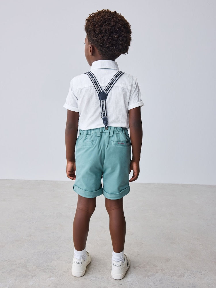 Baker by Ted Baker 3 Piece Shirt, Shorts and Braces Set