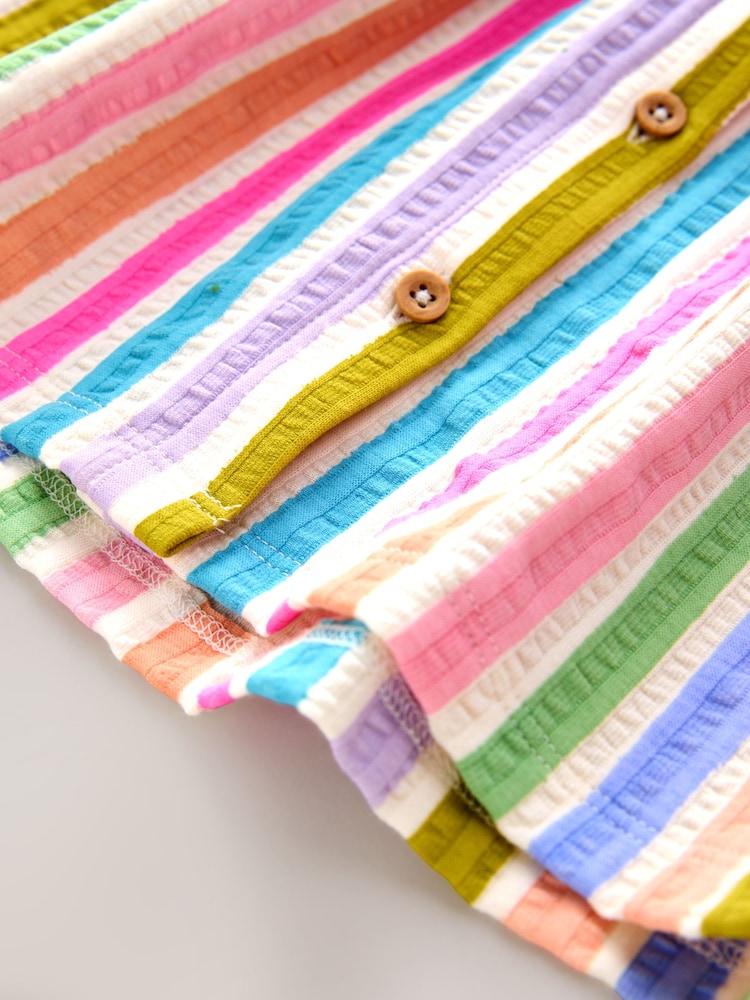 Rainbow Collared Summer Dress (3mths-7yrs)