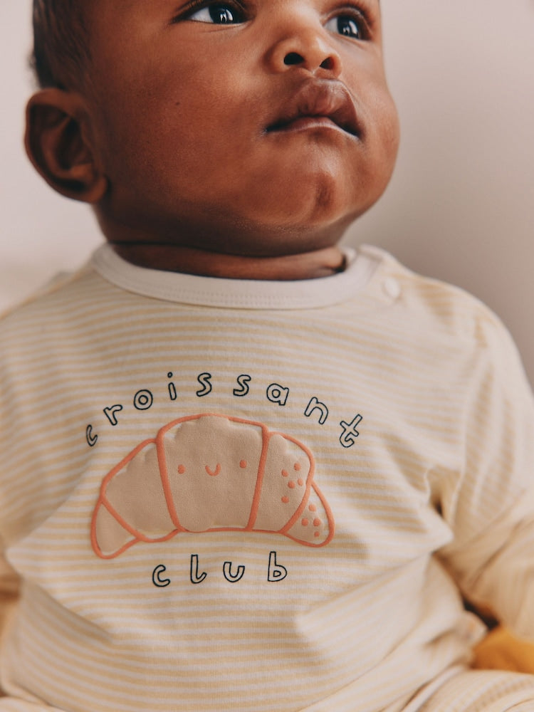 Neutral Brunch Club Baby Top & Leggings Set 6 Piece (0mths-2yrs)