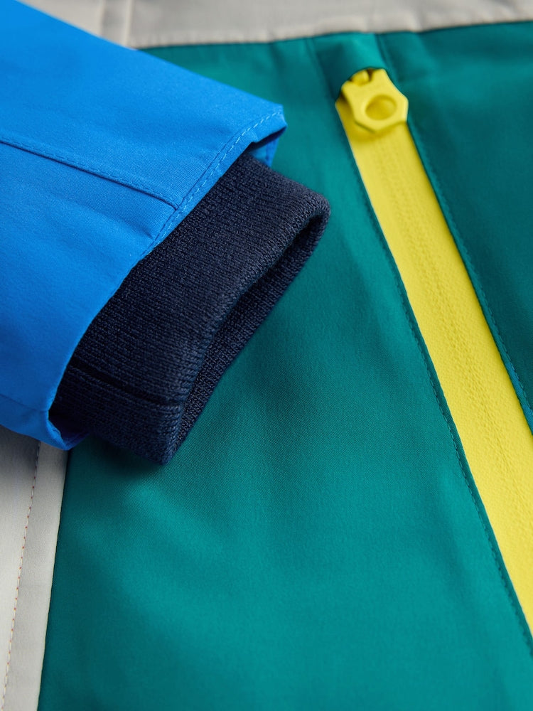 Colourblock Waterproof Fleece Lined Anorak (3mths-7yrs)