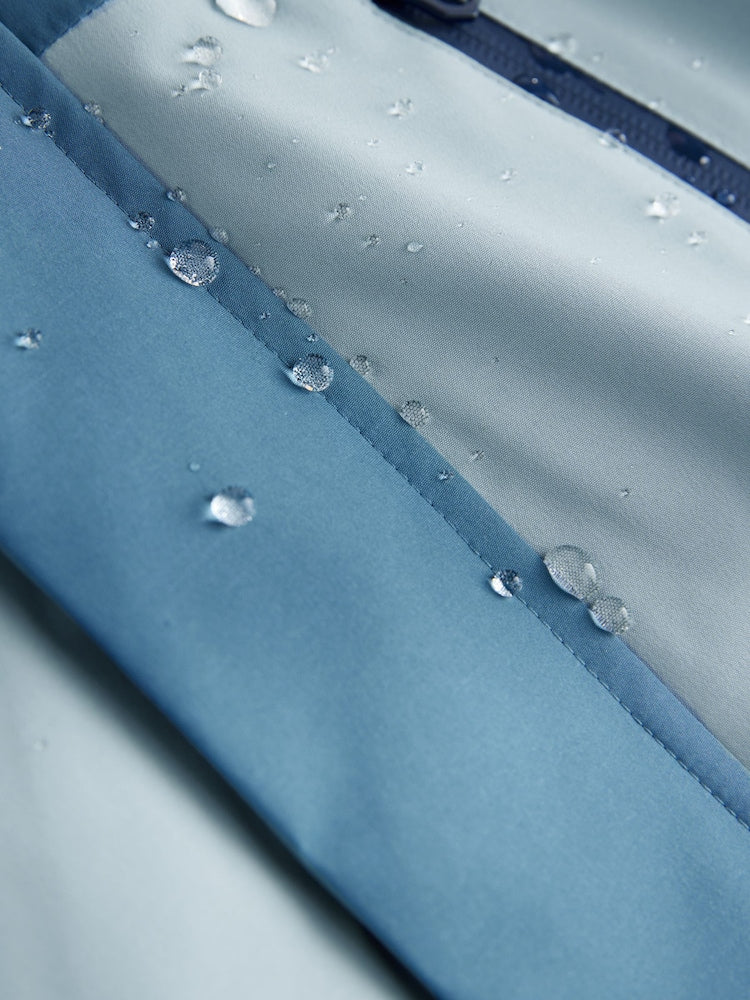 Light Blue Waterproof Fleece Lined Anorak (3mths-7yrs)