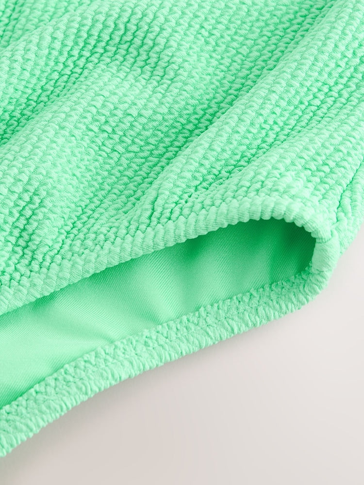 Green Crinkle Swimsuit (3-16yrs)