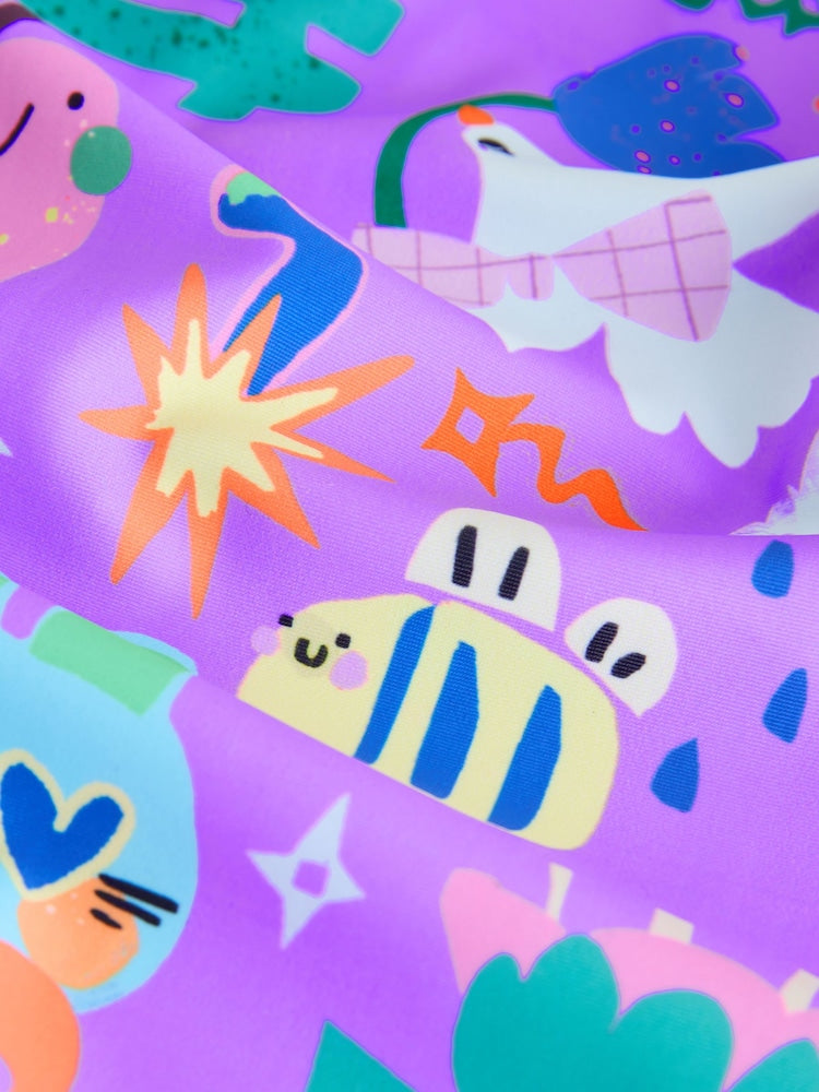 Purple Character Sunsafe Swimsuit (3mths-10yrs)