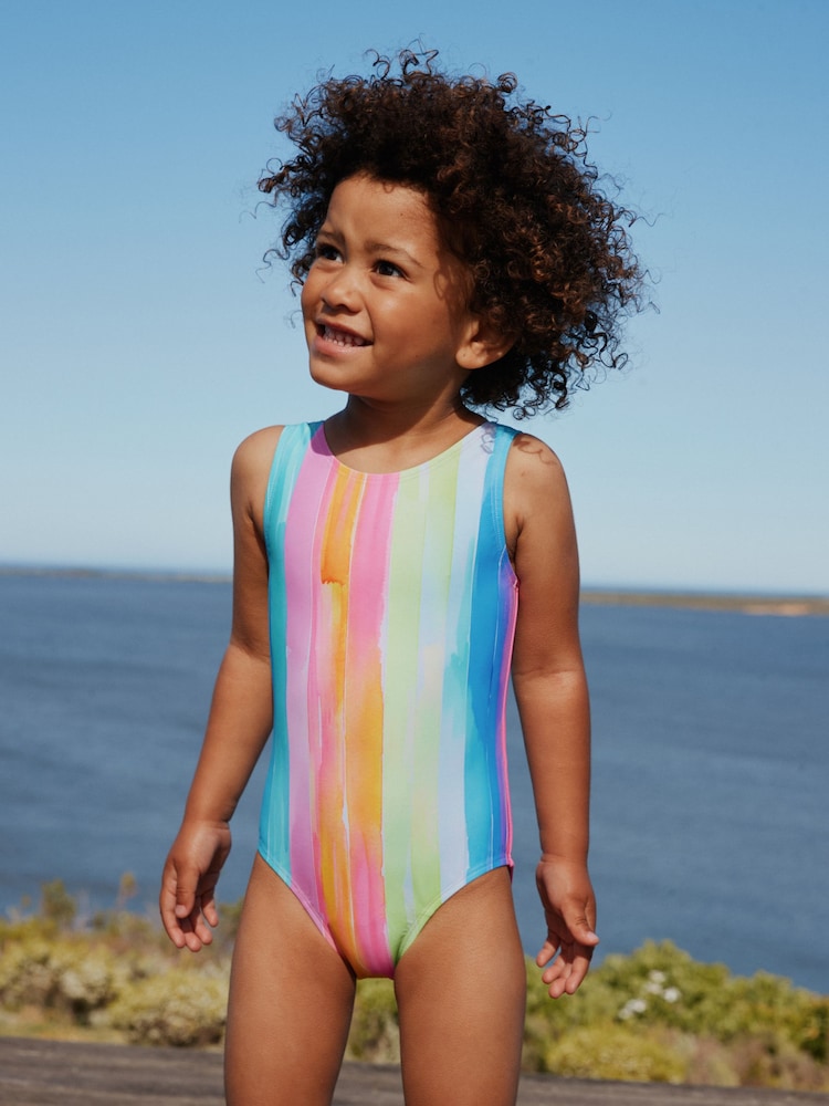Rainbow Stripe Swimsuit (3mths-10yrs)