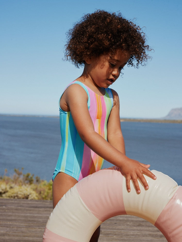 Rainbow Stripe Swimsuit (3mths-10yrs)