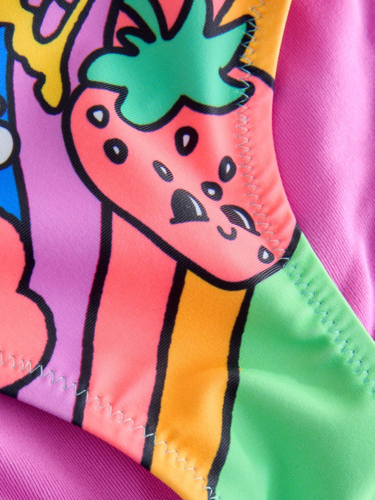 Multi Beach Scene Swimsuit (3mths-10yrs)