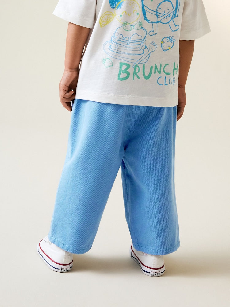 Blue Pull On Wide