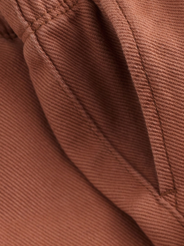 Rust Orange Pull On Wide Trousers (3mths-7yrs)