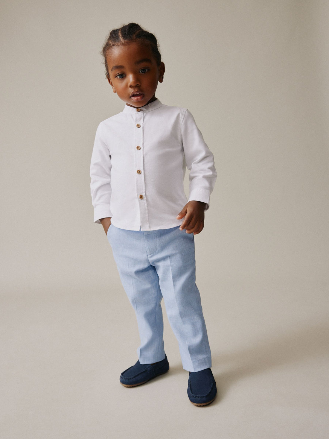 Blue Smart Trousers (3mths-7yrs)