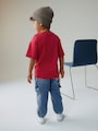 Mid Blue Comfort Stretch Wide Cargo Jeans (3mths-7yrs) - Size 3-6 Months (62-68cm)