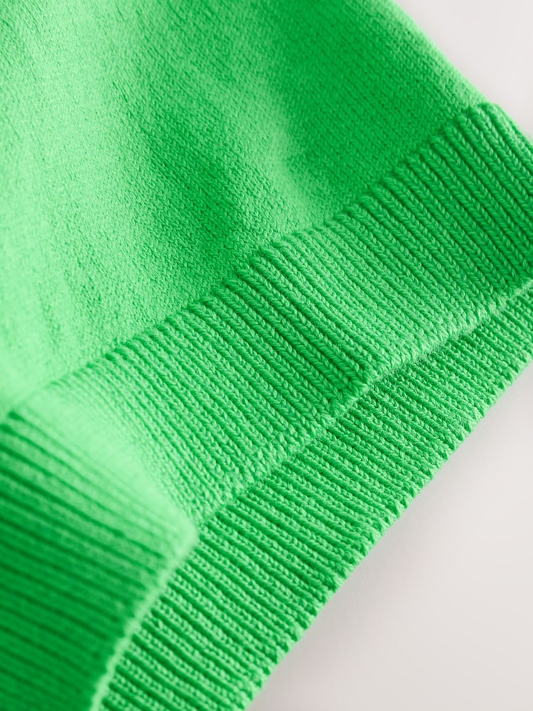 Bright Green Cardigan (3mths-10yrs)