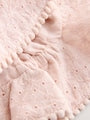Pink and White Broderie 2pk Baby Bucket Hat - Size 50cm (First Size)