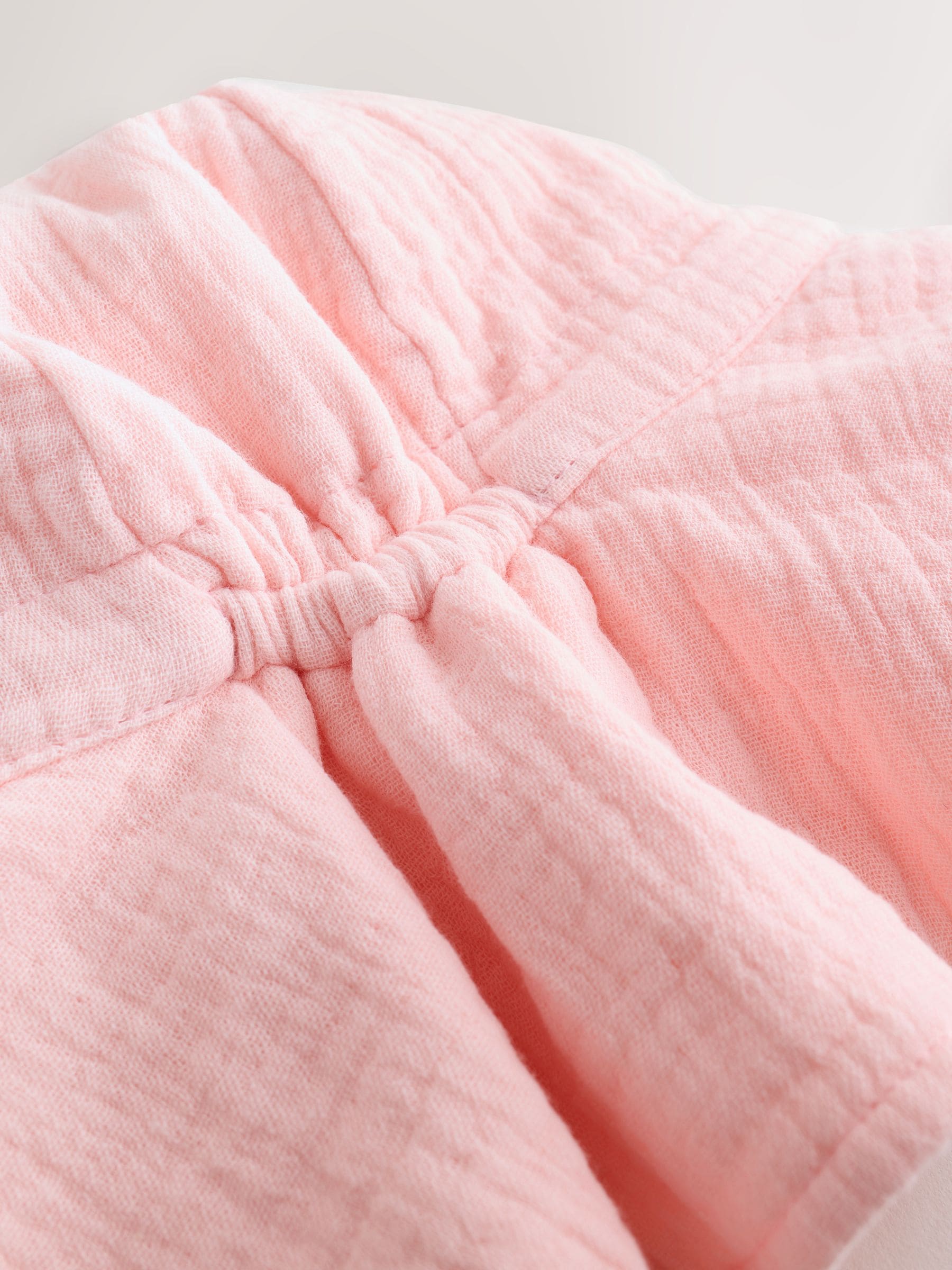 Light Pink Baby Summer Hat - Size 50cm (First Size)