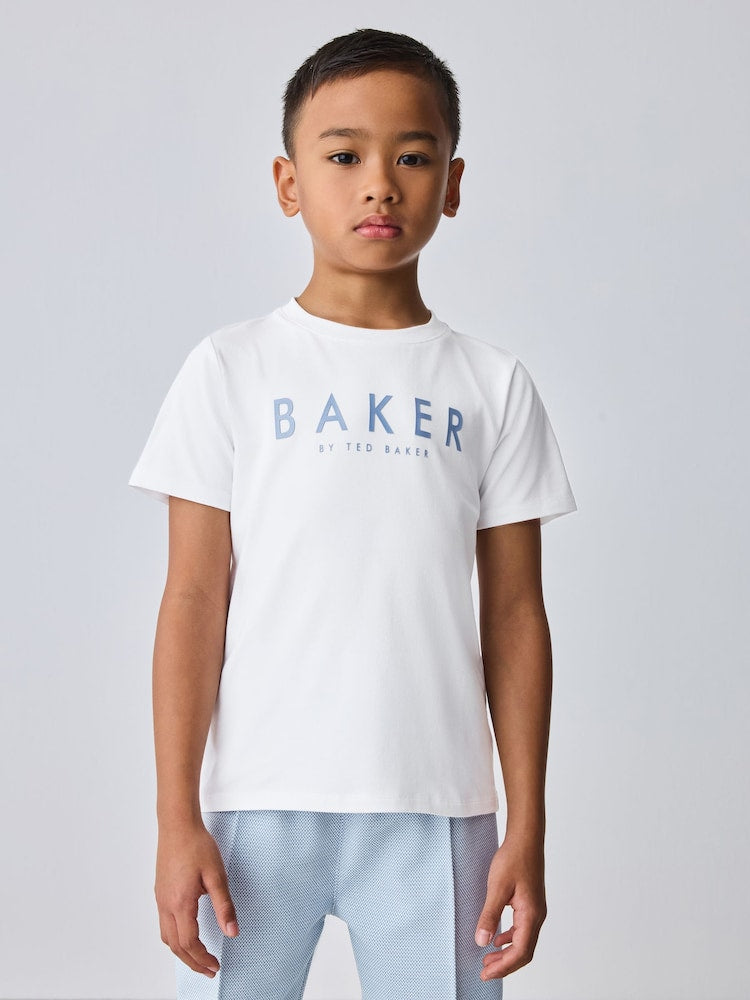 Baker by Ted Baker 3 Piece Textured Jacket T-Shirt and Trousers Set