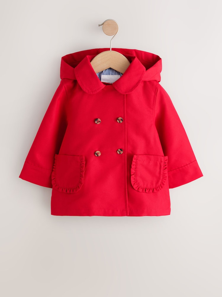Red Shower Resistant Coat (3mths-7yrs)