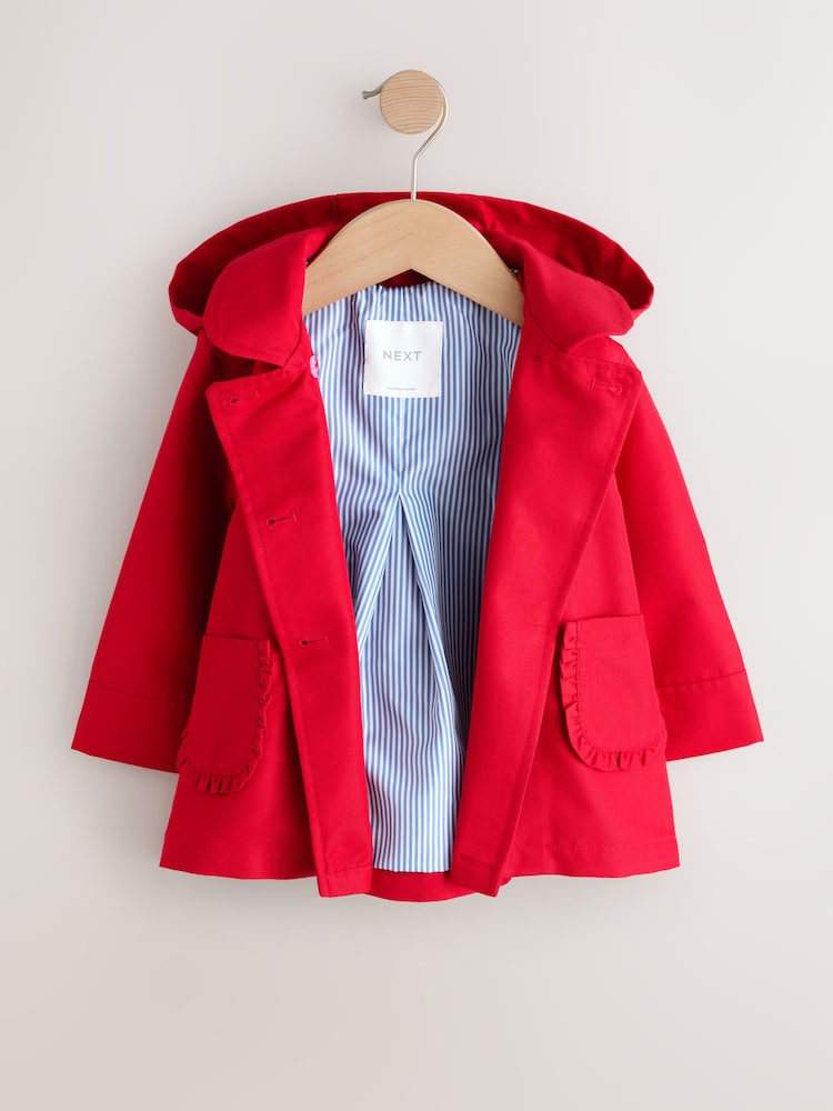 Red Shower Resistant Coat (3mths-7yrs)