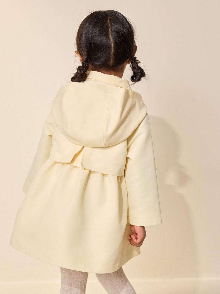 Lemon Yellow Shower Resistant Skirted Coat (3mths-7yrs)