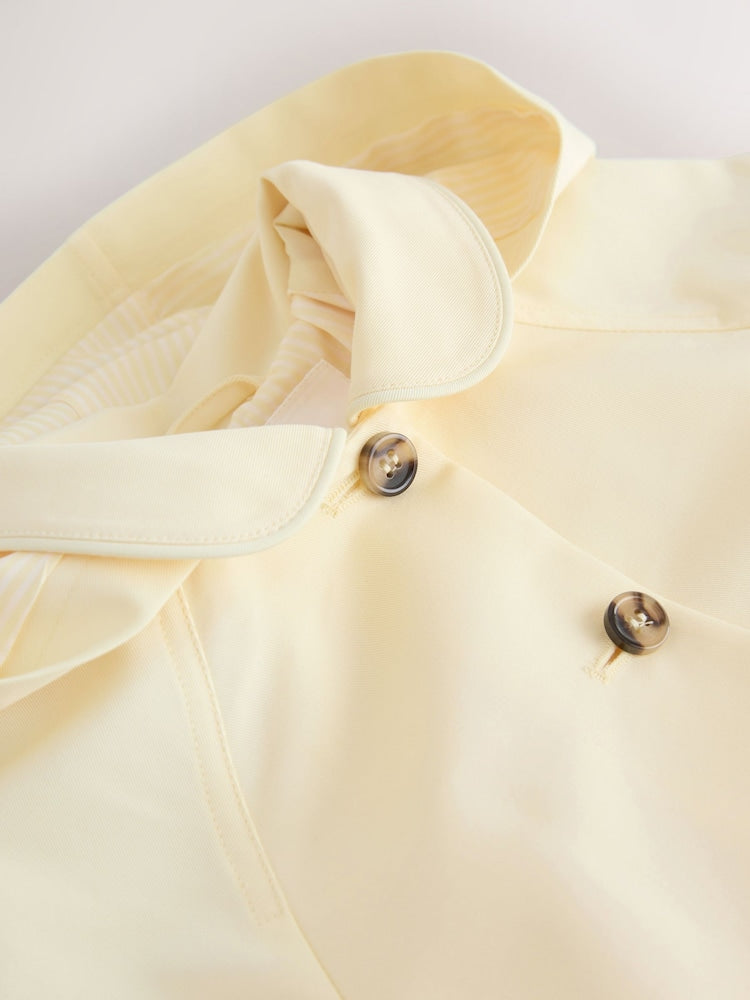 Lemon Yellow Shower Resistant Skirted Coat (3mths-7yrs)