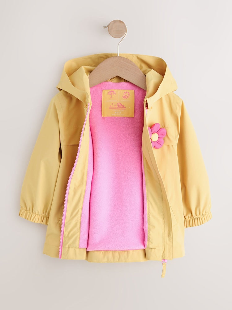 Lemon 3D Flower Waterproof Jacket (6mths-7yrs)