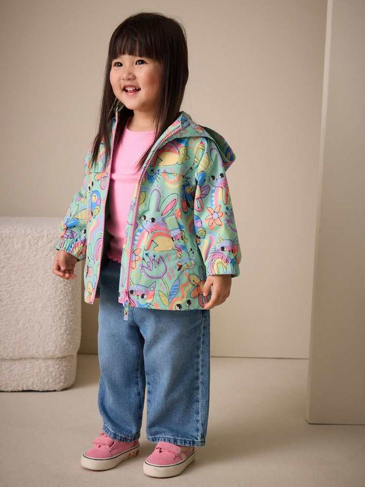 Green Character Waterproof Jacket (6mths-7yrs)