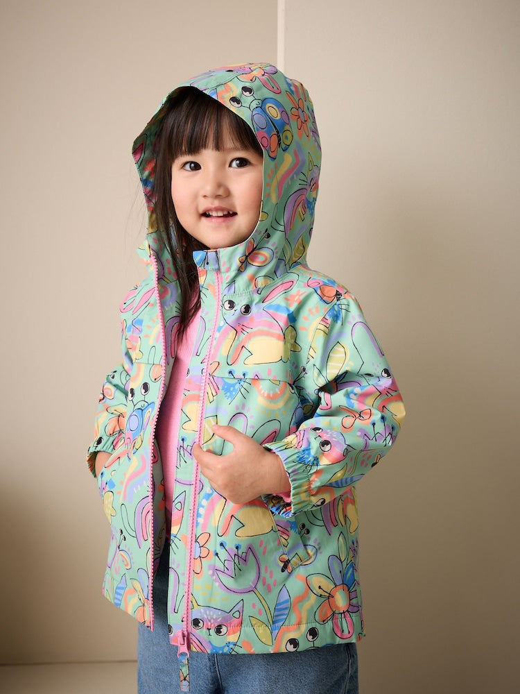 Green Character Waterproof Jacket (6mths-7yrs)