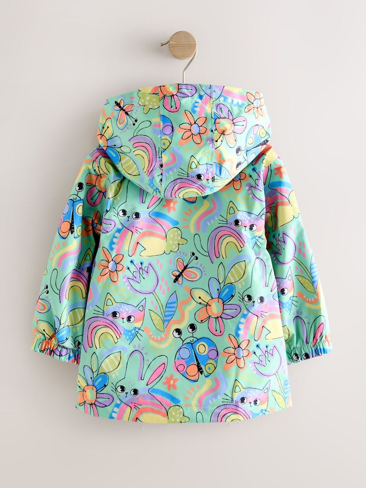 Green Character Waterproof Jacket (6mths-7yrs)