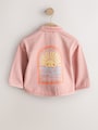 Pink Sun Back Print Denim Jacket (3mths-7yrs) - Size 3-6 Months (62-68cm)