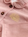 Pink Sun Back Print Denim Jacket (3mths-7yrs) - Size 3-6 Months (62-68cm)