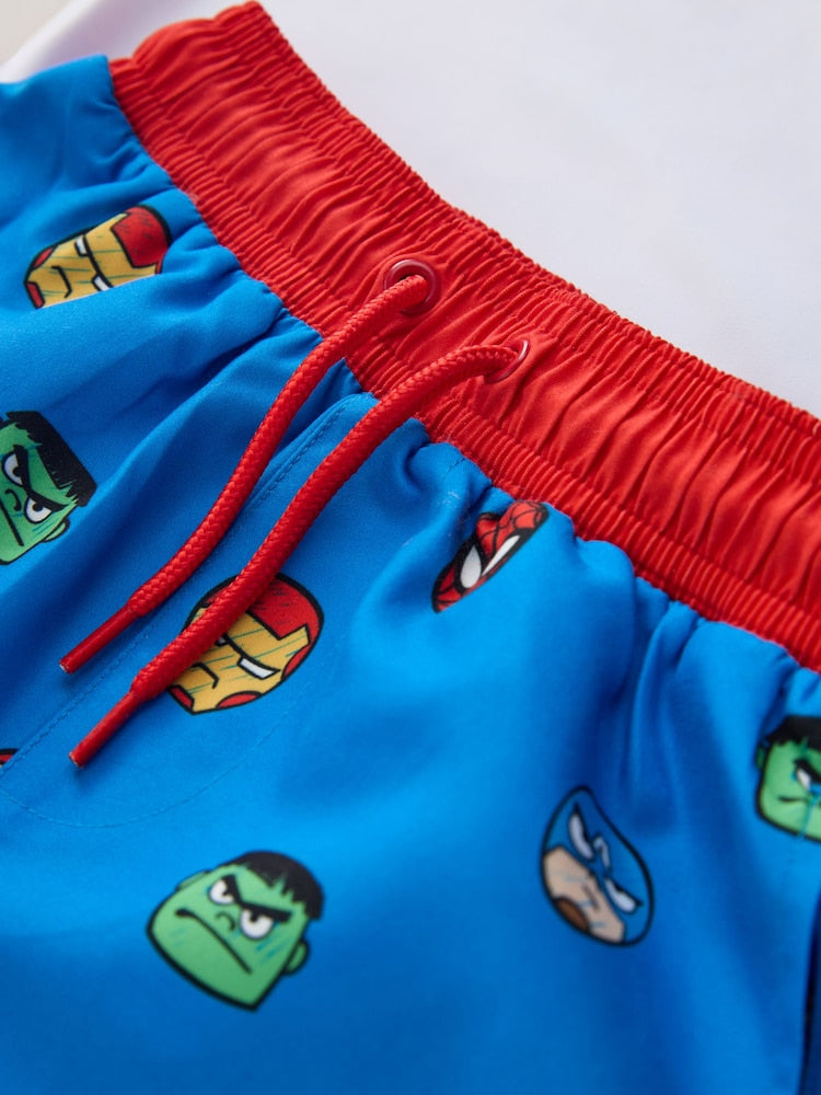 Marvel Rash Vest and Swim Shorts Set (3mths-7yrs)