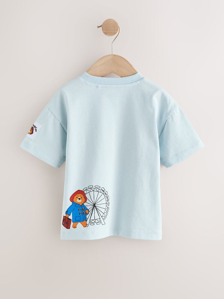 Blue Paddington Bear Short Sleeve T-Shirt (3mths-8yrs)