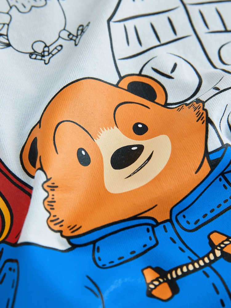 Blue Paddington Bear Short Sleeve T-Shirt (3mths-8yrs)