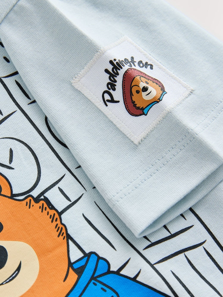 Blue Paddington Bear Short Sleeve T-Shirt (3mths-8yrs)