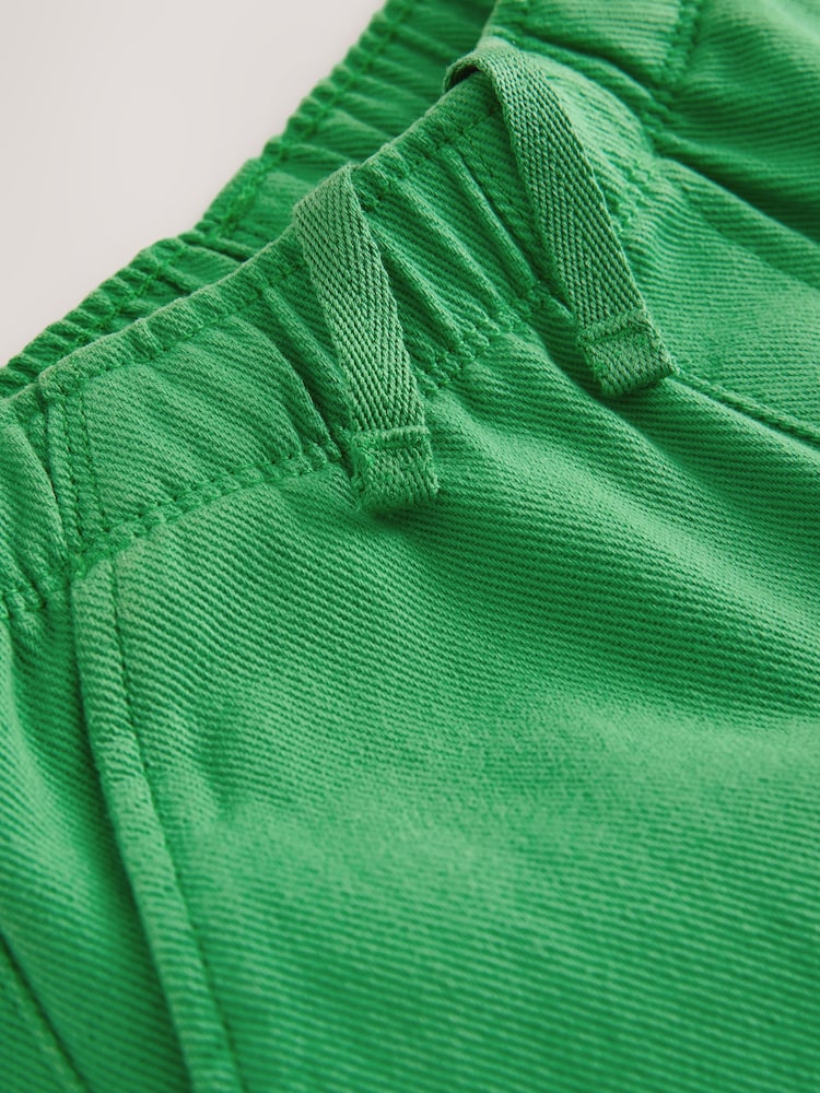 Green Pull On Wide Trousers (3mths-7yrs)