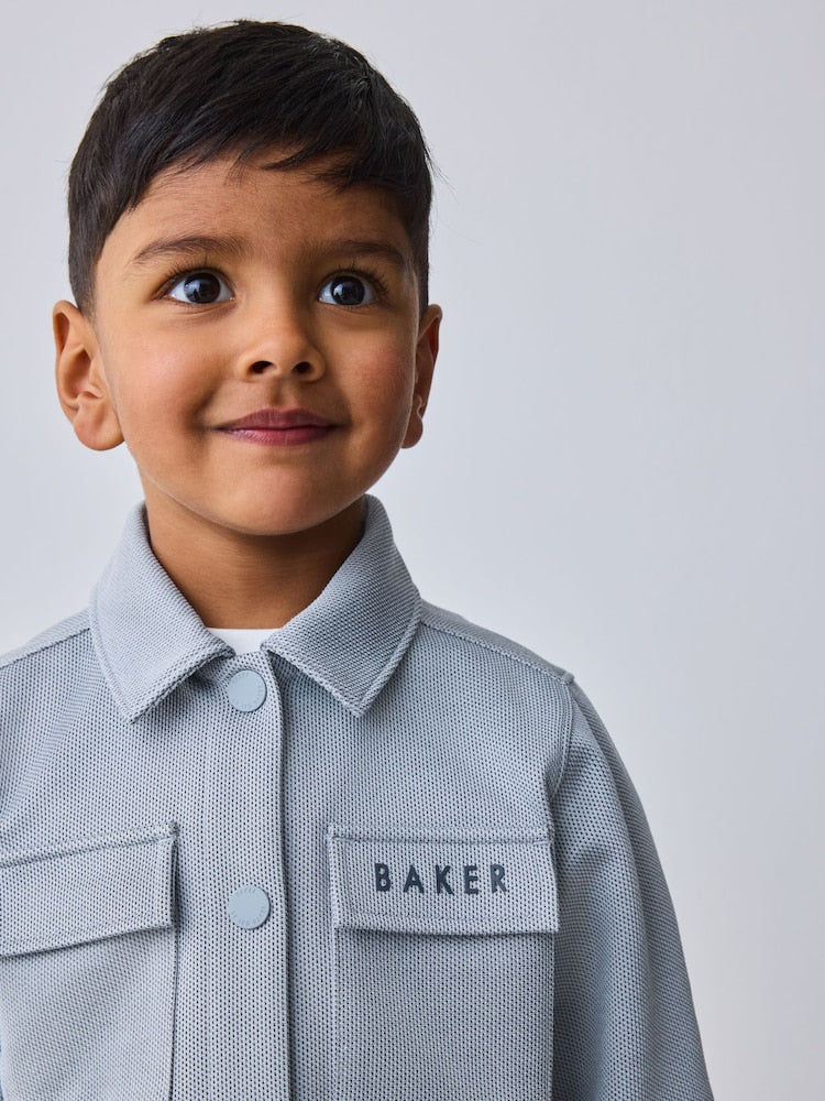 Baker by Ted Baker 3 Piece Textured Jacket T-Shirt and Trousers Set