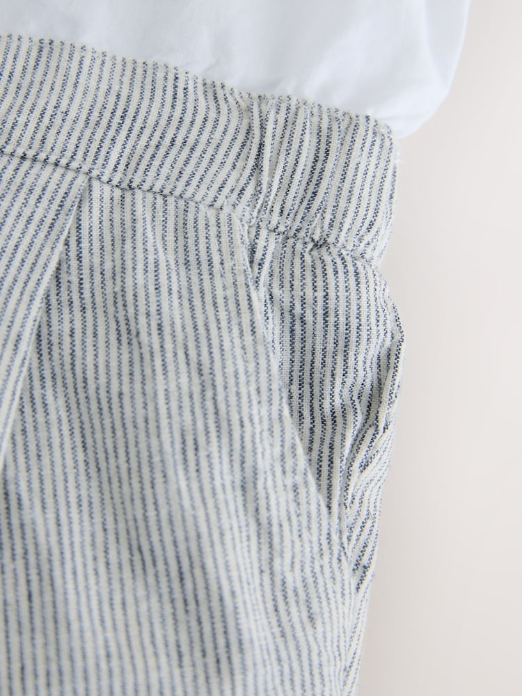 Baker by Ted Baker Blue/Navy Textured Smart Romper
