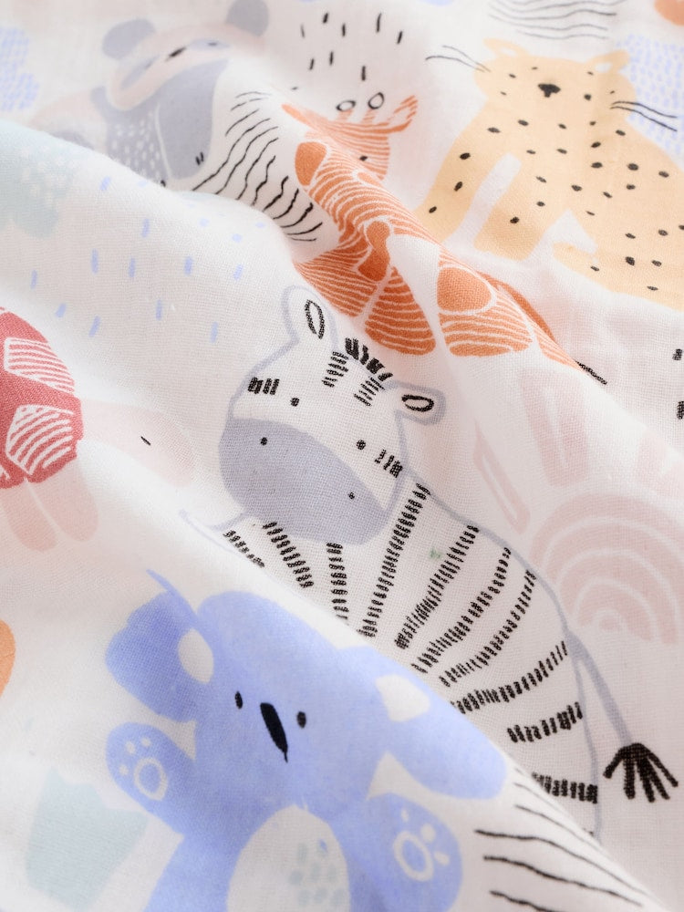 Safari Cotton Baby Muslin Blanket