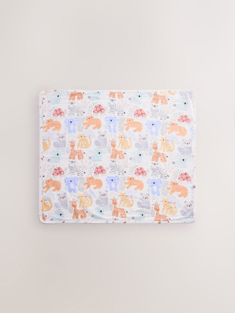 Safari Cotton Baby Muslin Blanket