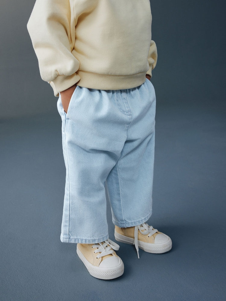 Light Wash Wide Leg Jeans (3mths-7yrs)