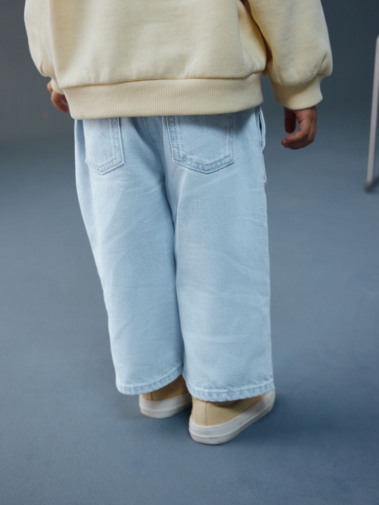Light Wash Wide Leg Jeans (3mths-7yrs)