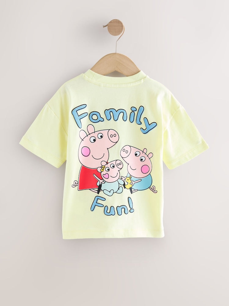 Yellow Peppa Pig Short Sleeve T-Shirt (3mths-7yrs)