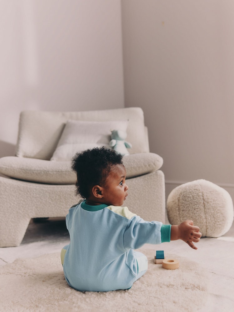 Blue Milk Club Sweatshirt and Shorts Baby Set (0mths-2yrs)