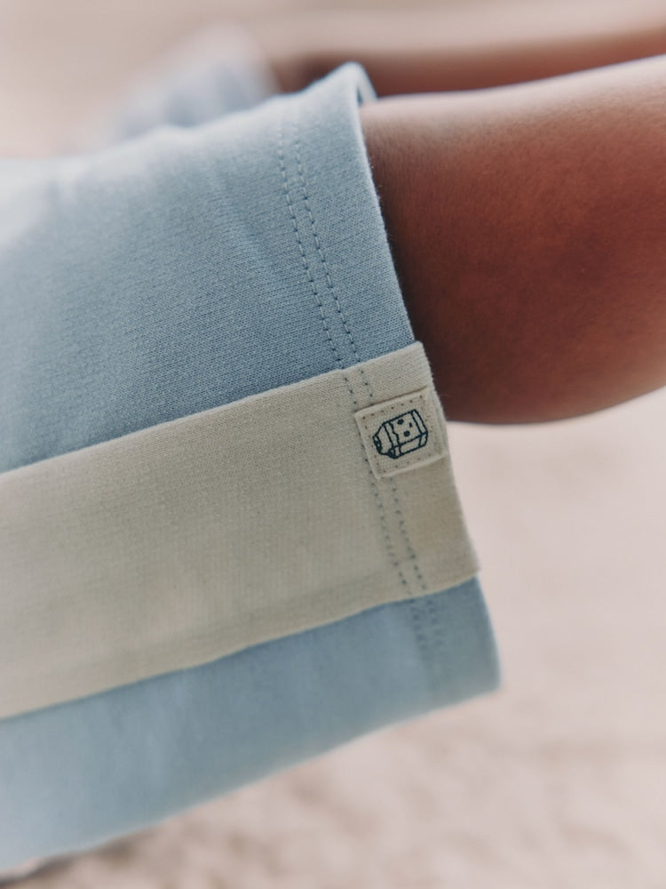 Blue Milk Club Sweatshirt and Shorts Baby Set (0mths-2yrs)